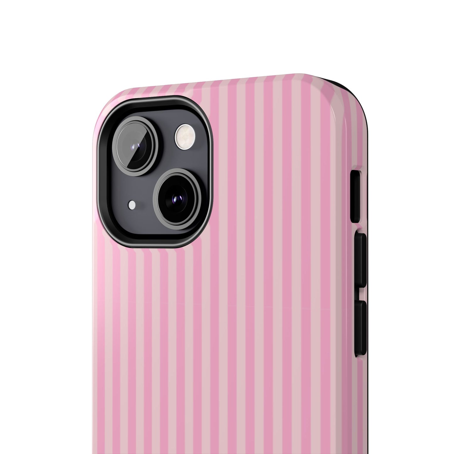 Pretty In Pink  – Pink Vertical Stripe Tough Phone Case