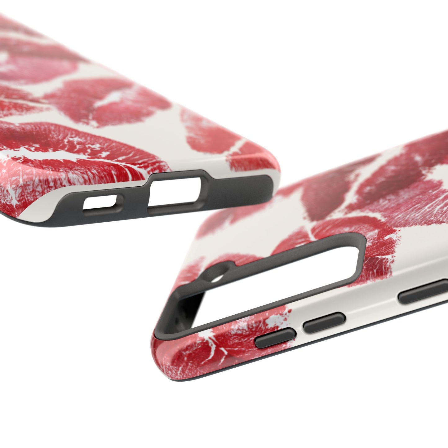 Red Lipstick Kiss Pattern Phone Case | Tough Phone Case