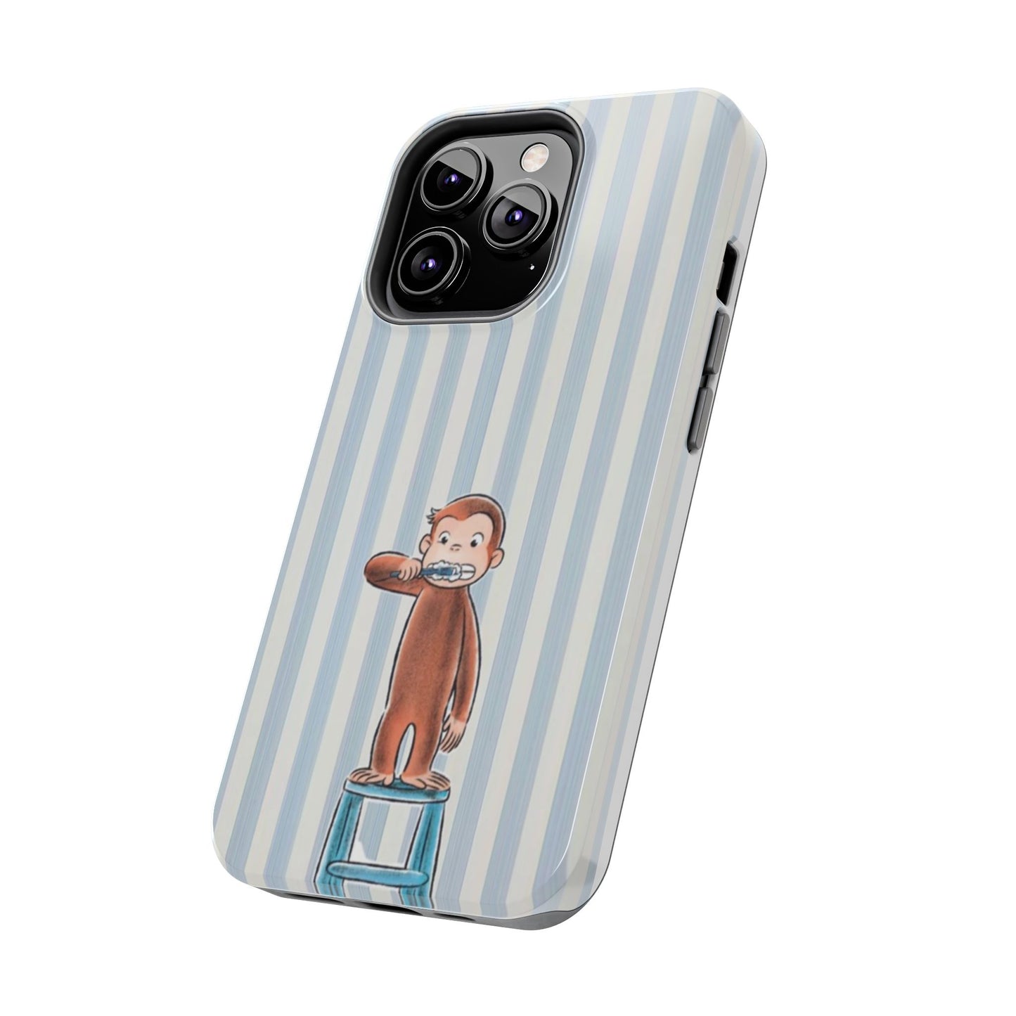 Curious George, Brushing Teeth — Monkey Brushing Tooth Tough Phone Case