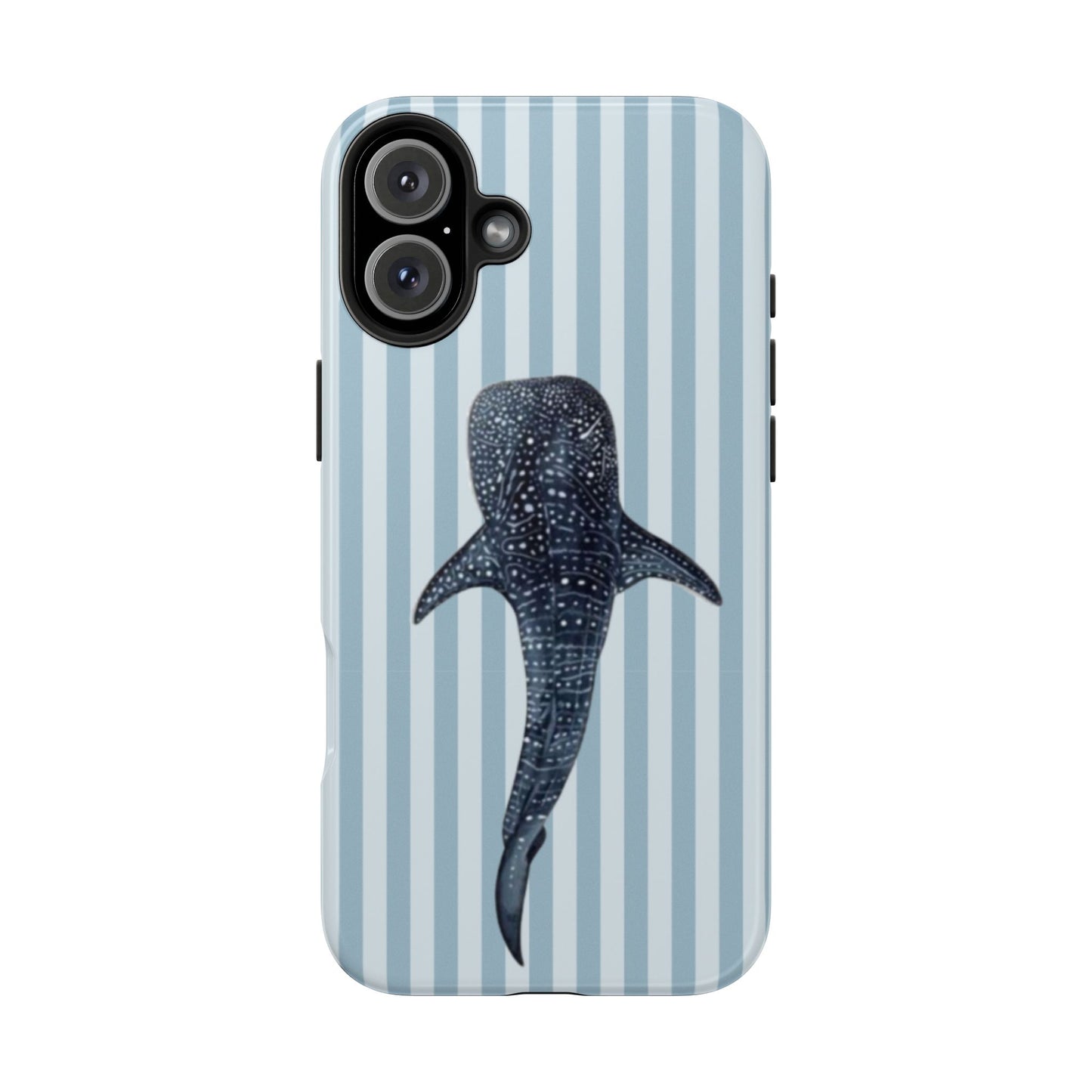 Deep Sea  — Blue Striped Tough Protective Cover