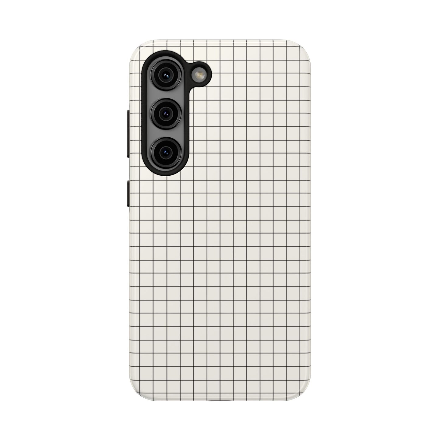 The Architect |Tough Phone Case Minimal Graph Paper Design