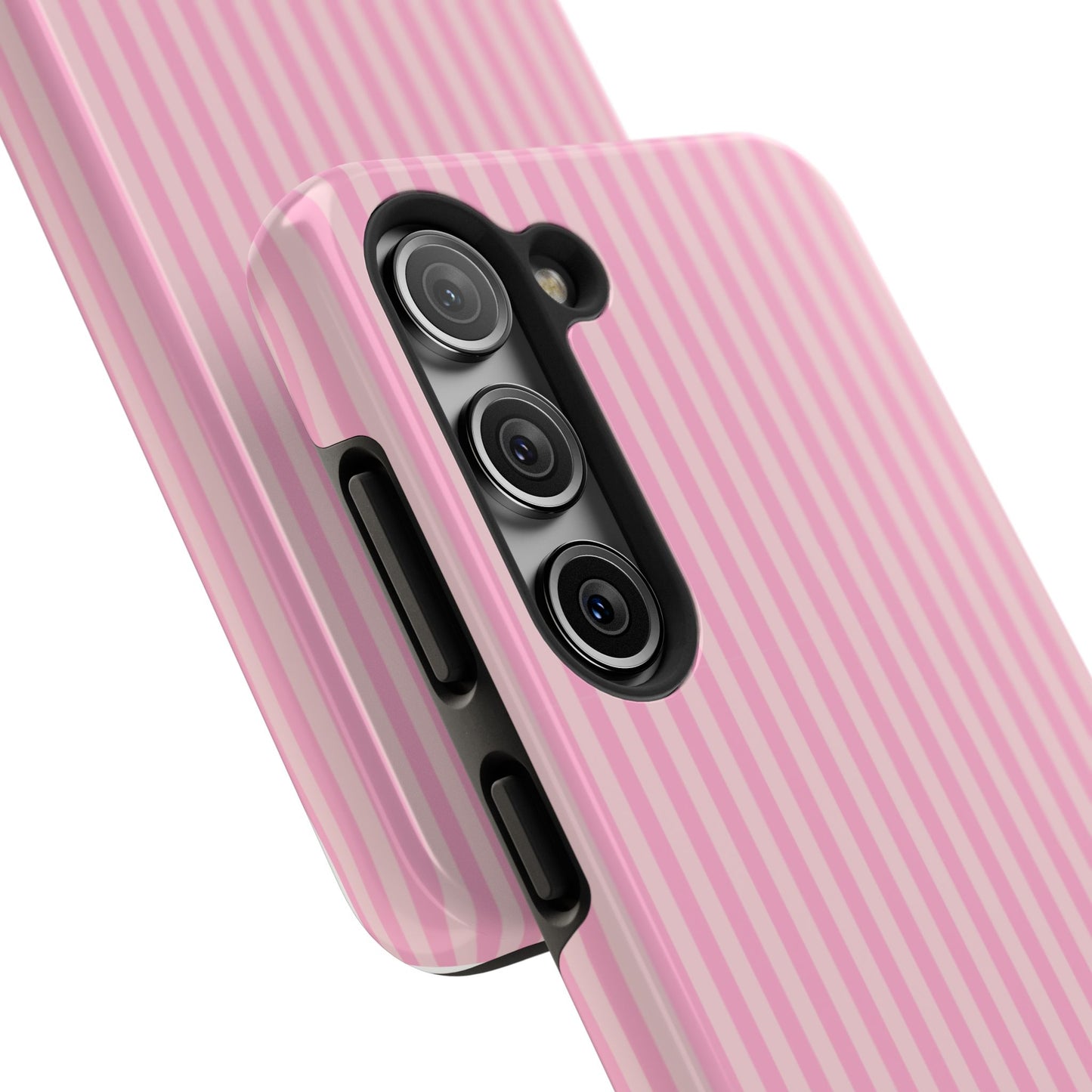 Pretty In Pink  – Pink Vertical Stripe Tough Phone Case