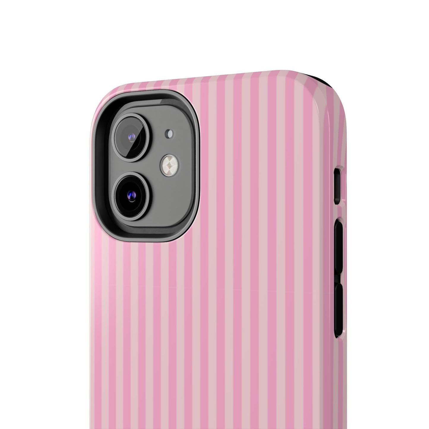 Pretty In Pink  – Pink Vertical Stripe Tough Phone Case