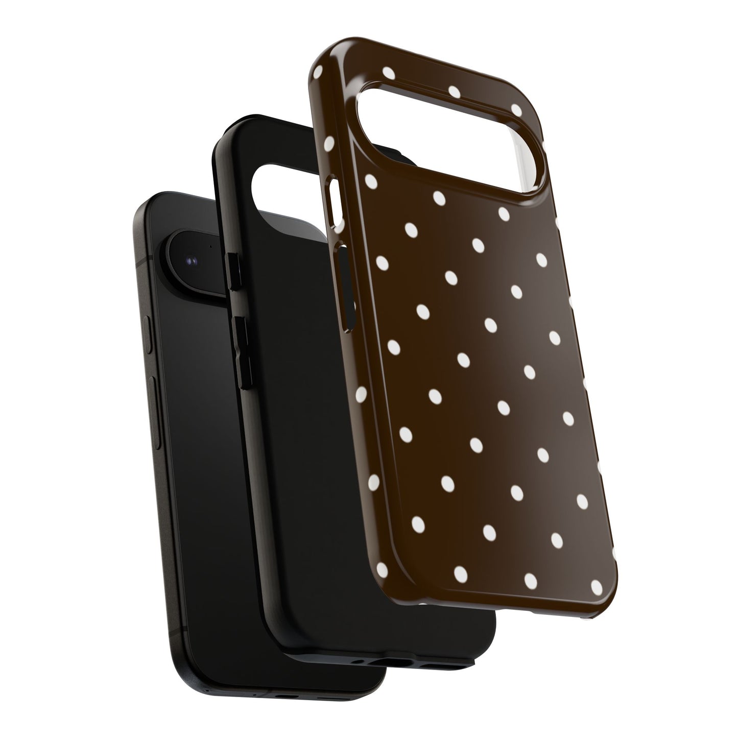Cacao Polka Dot  — Phone Case Tough Case