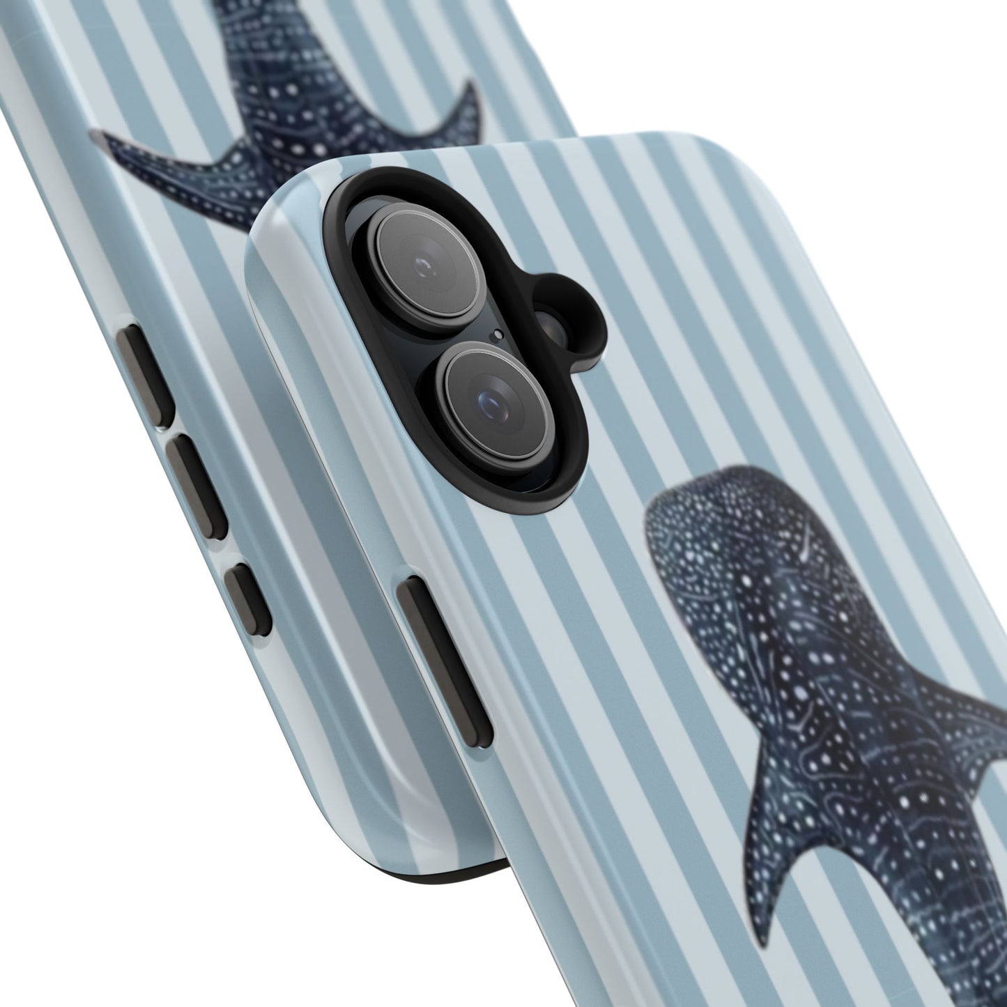 Deep Sea  — Blue Striped Tough Protective Cover
