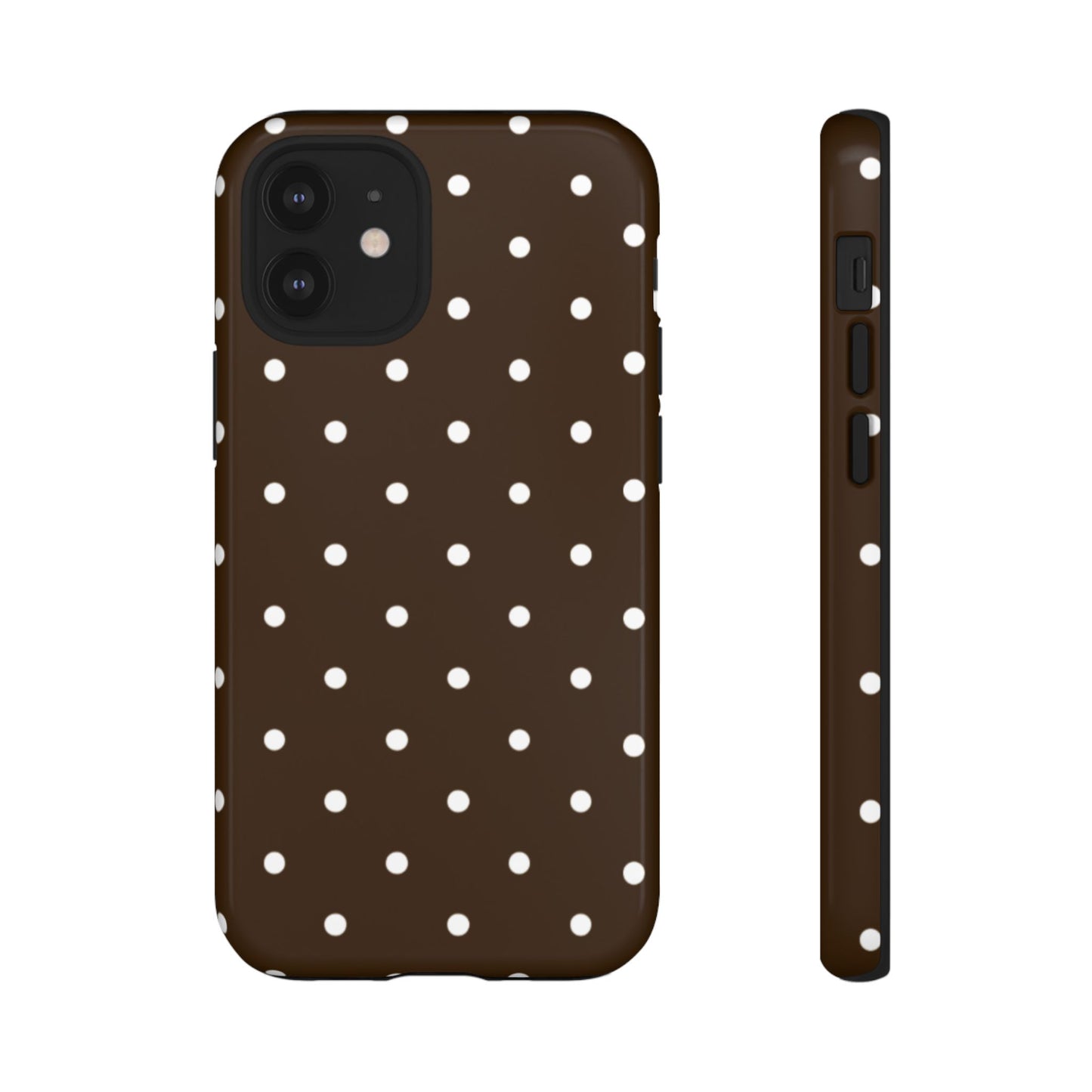 Cacao Polka Dot  — Phone Case Tough Case