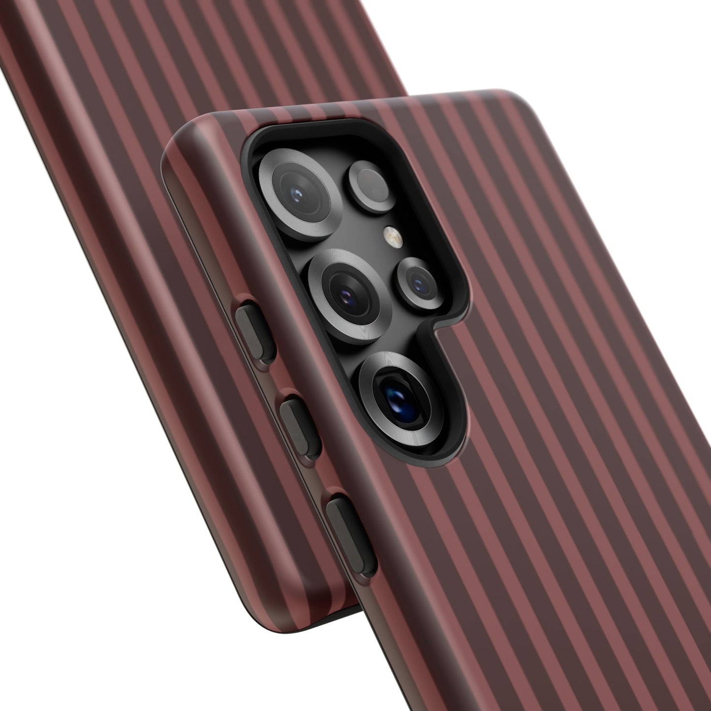 Striped Double Burgundy  — Tough Phone Case