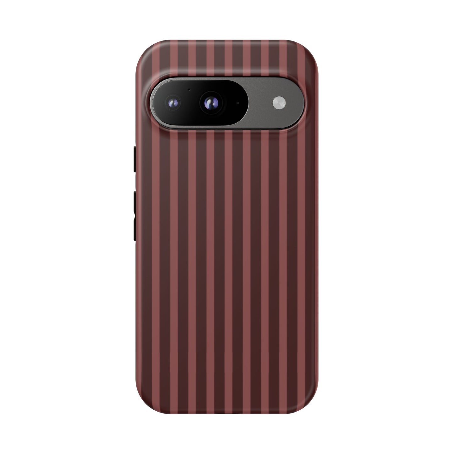 Striped Double Burgundy  — Tough Phone Case