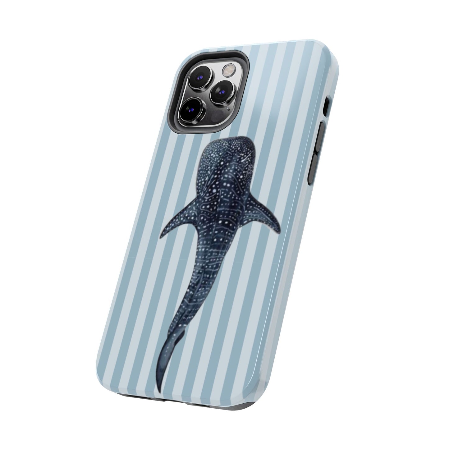 Deep Sea  — Blue Striped Tough Protective Cover