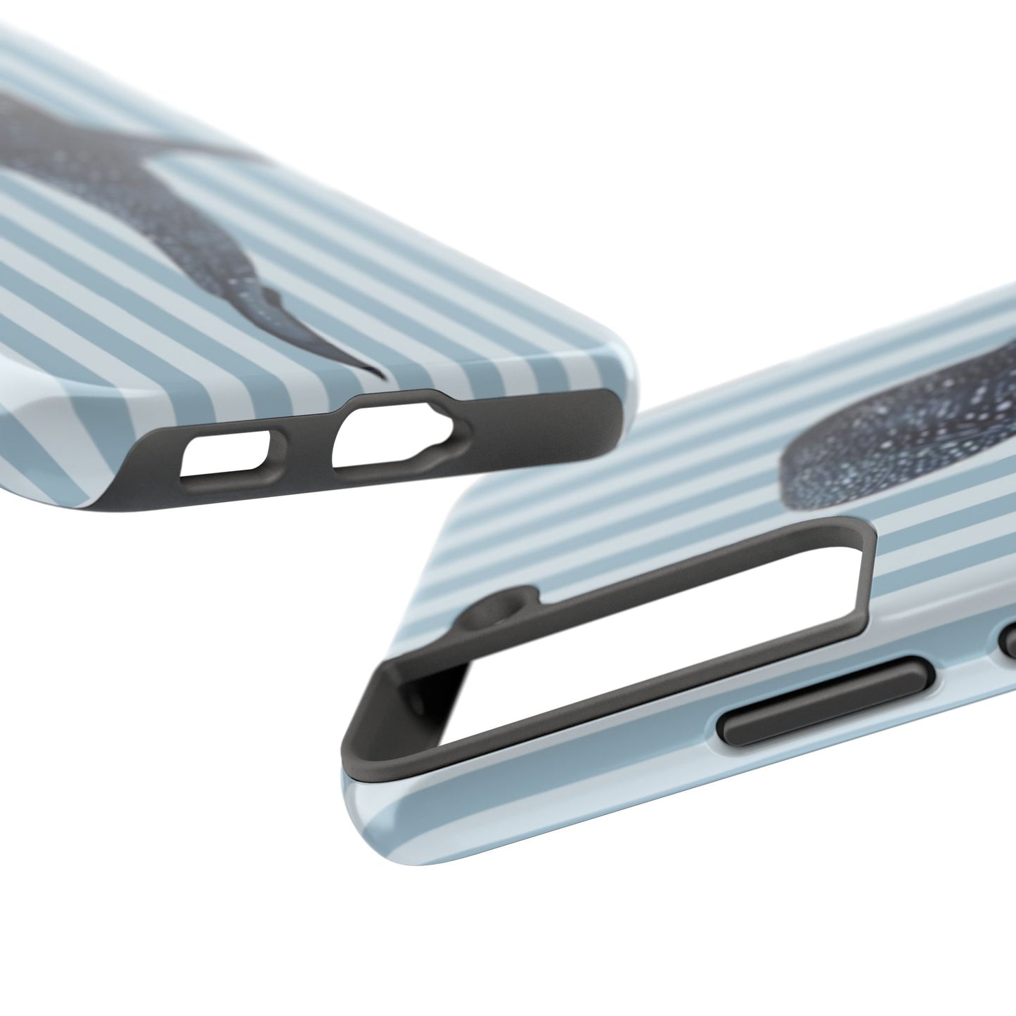 Deep Sea  — Blue Striped Tough Protective Cover