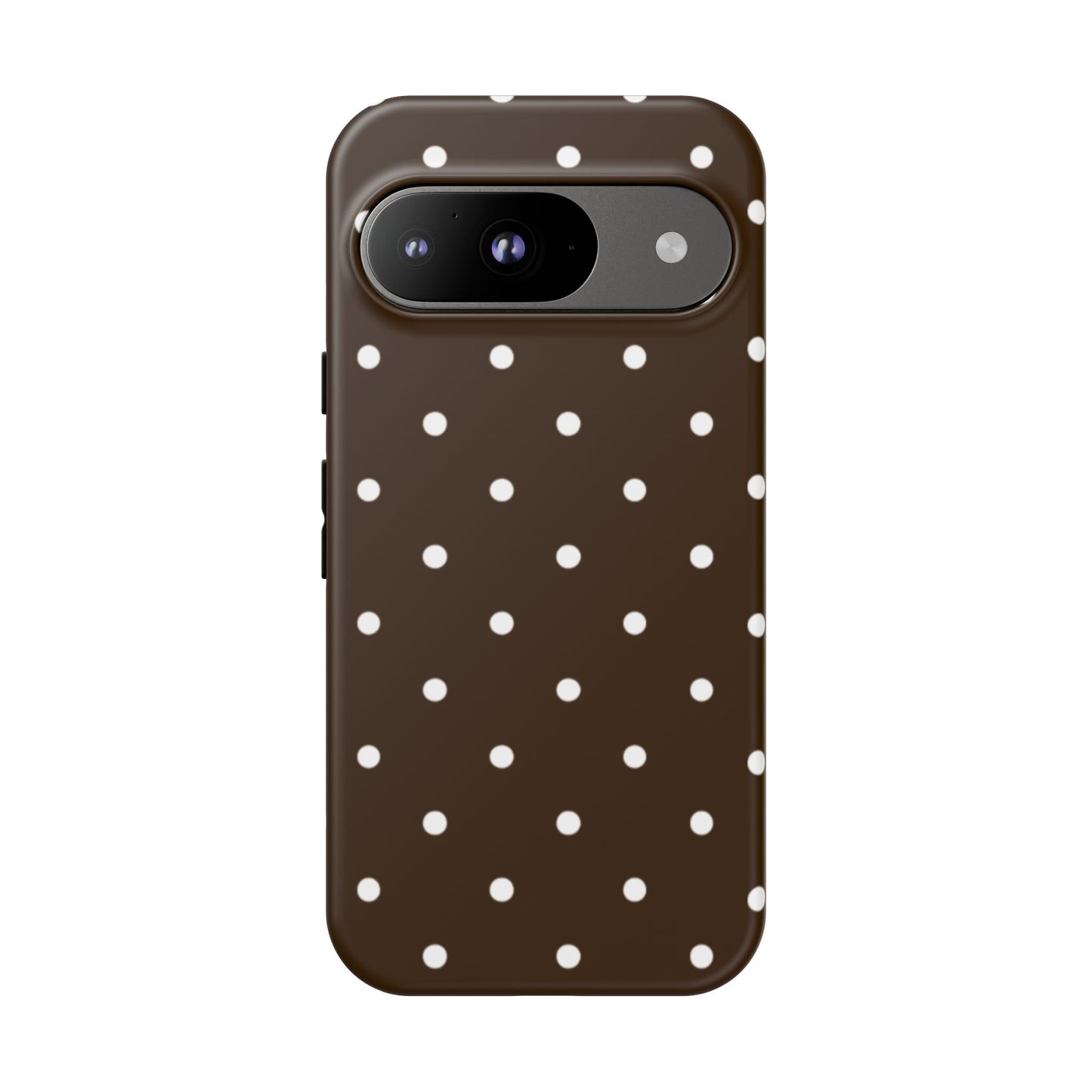 Cacao Polka Dot  — Phone Case Tough Case
