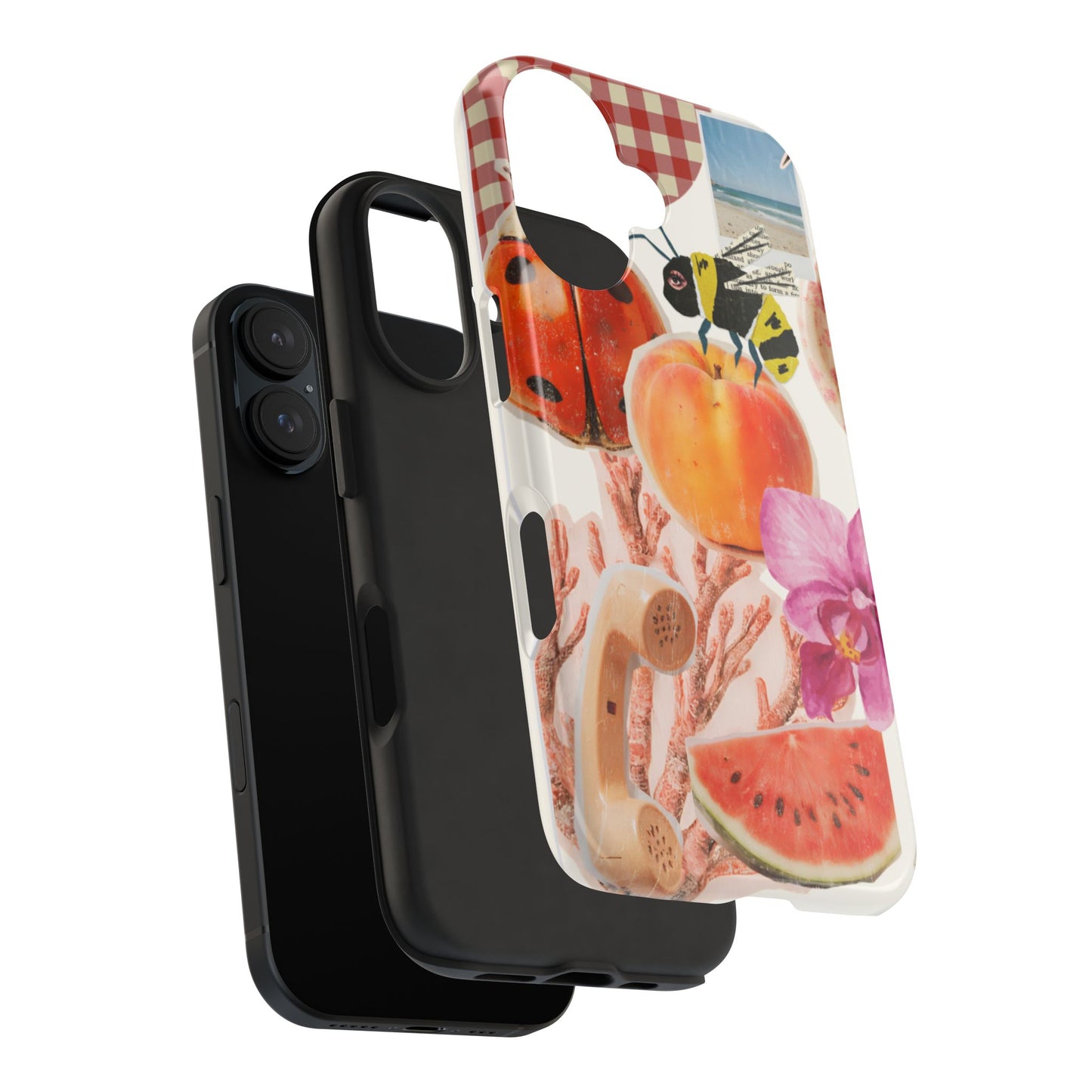 The farmers Market — Floral Fruit Collage Tough Phone Case