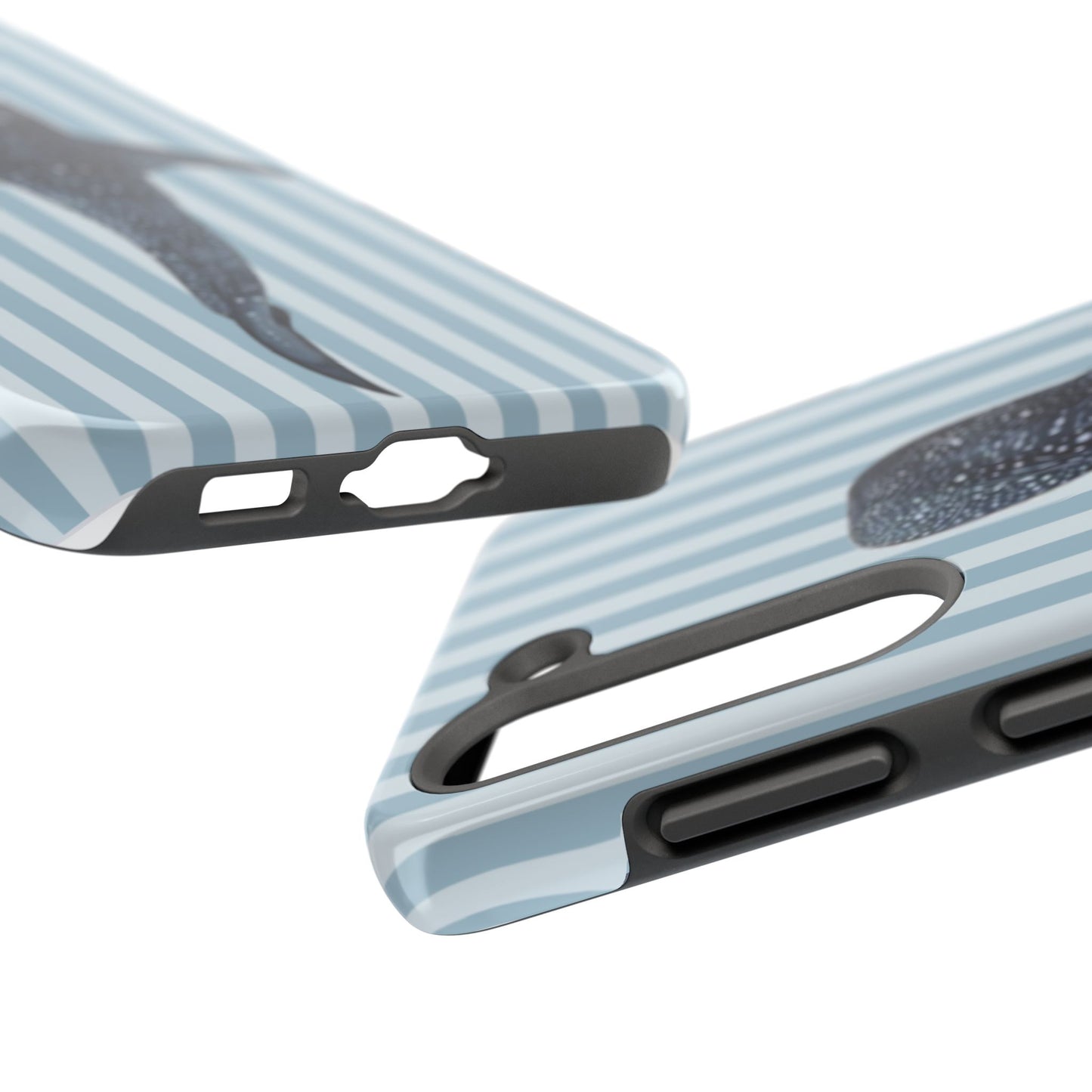 Deep Sea  — Blue Striped Tough Protective Cover
