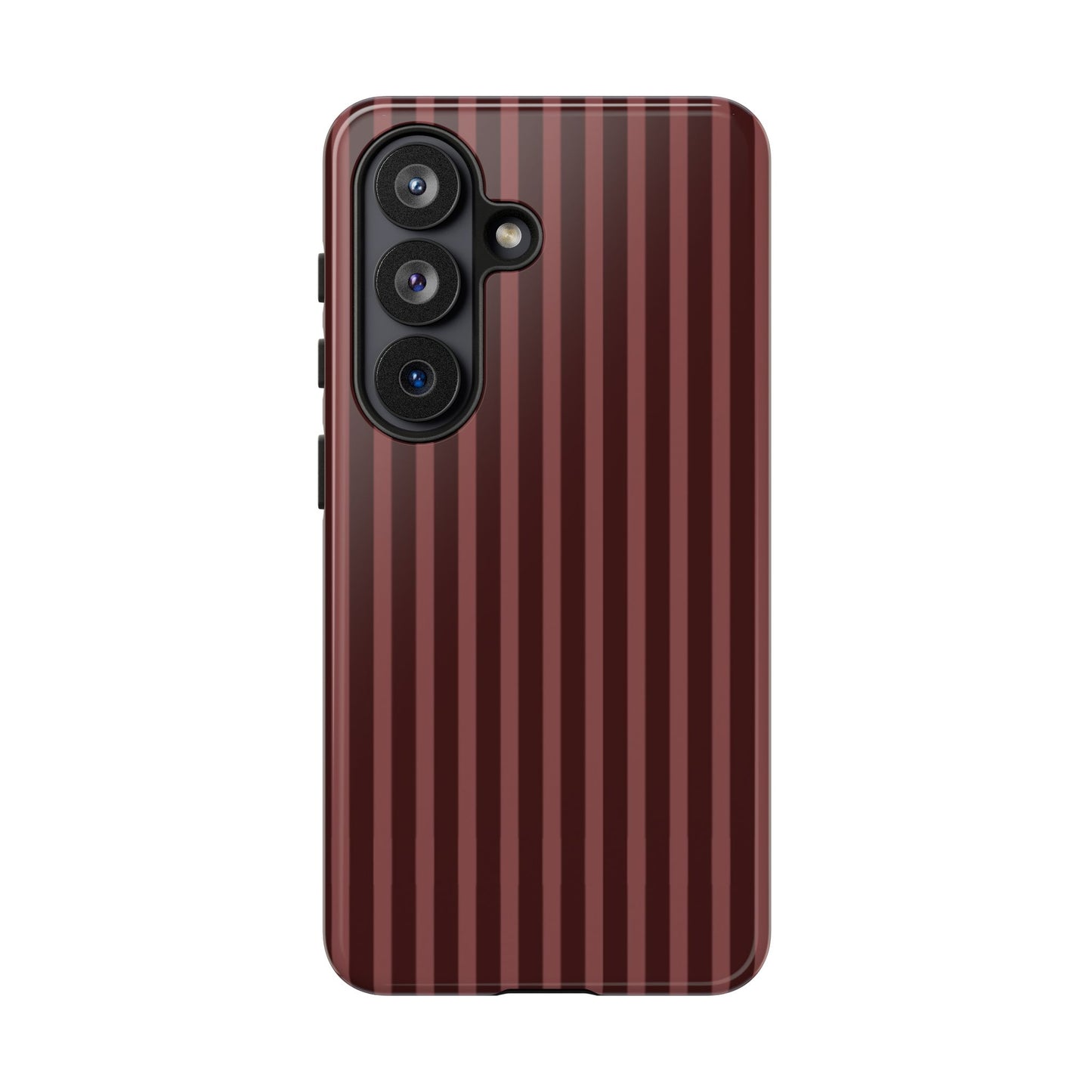 Striped Double Burgundy  — Tough Phone Case