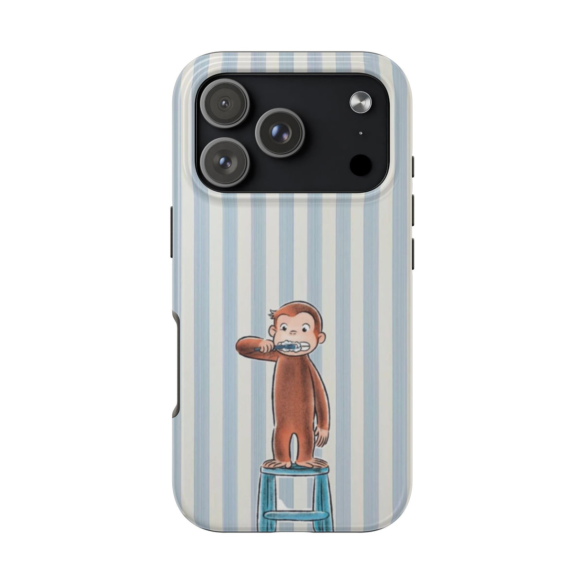 Curious George, Brushing Teeth — Monkey Brushing Tooth Tough Phone Case