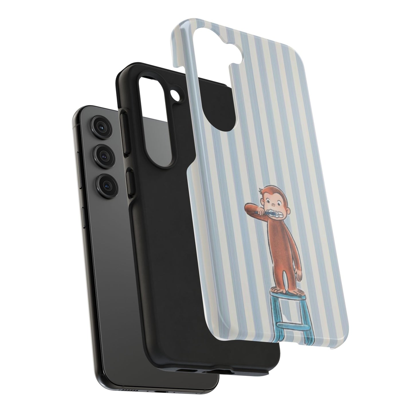 Curious George, Brushing Teeth — Monkey Brushing Tooth Tough Phone Case