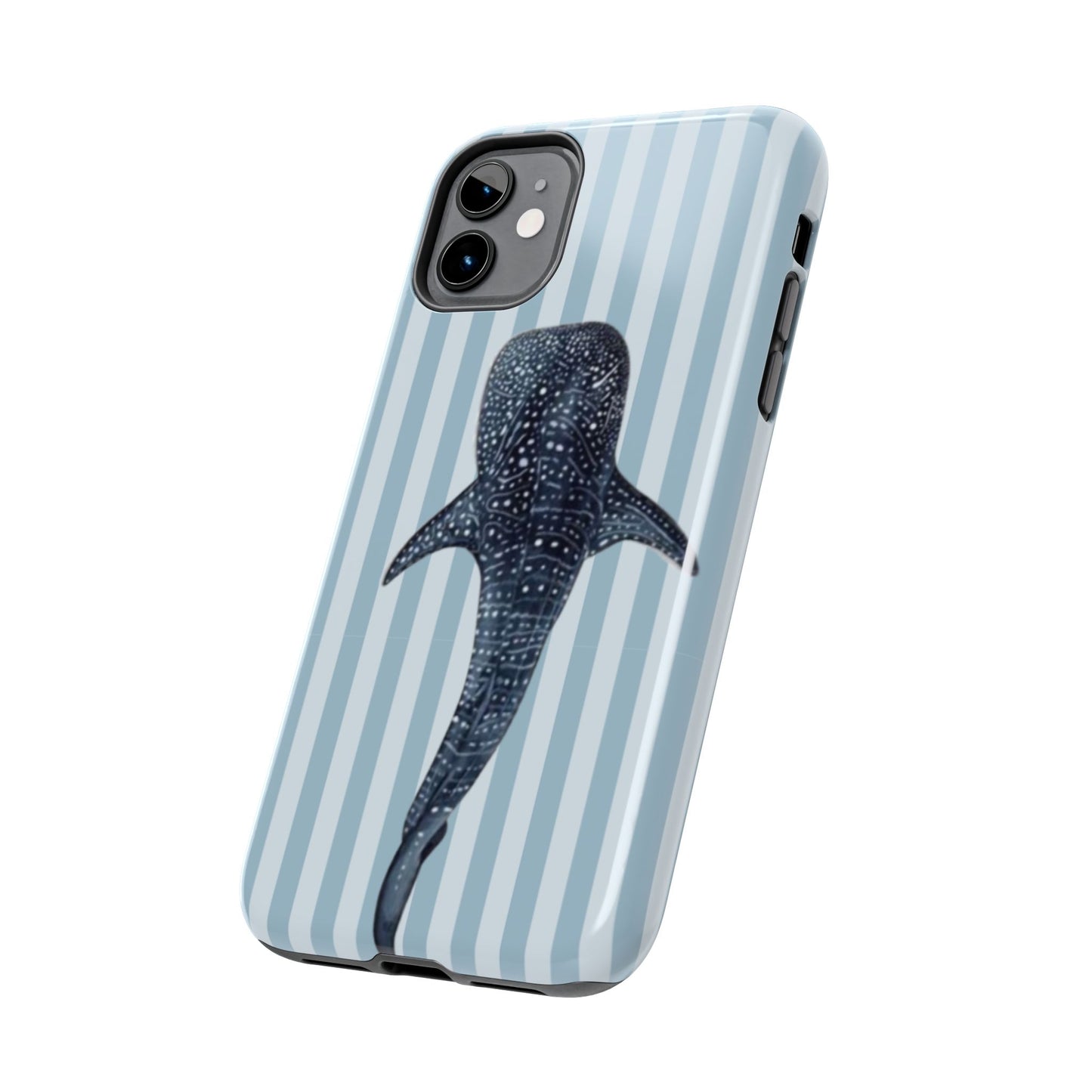 Deep Sea  — Blue Striped Tough Protective Cover