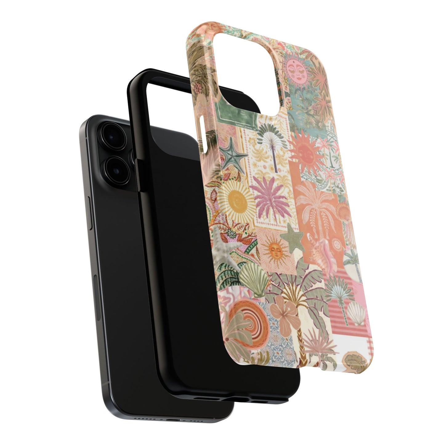 Girls Just Wanna Have Fun! — Tough Phone Case  Retro Tropical Collage iPhone Case