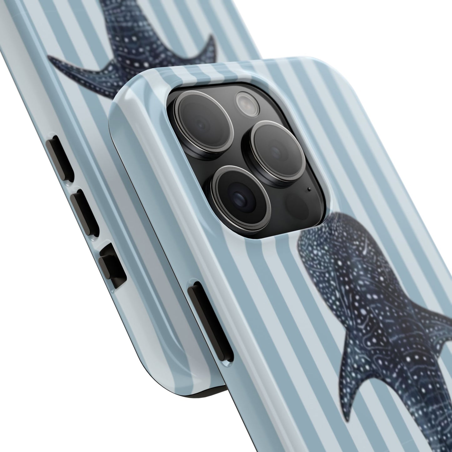 Deep Sea  — Blue Striped Tough Protective Cover