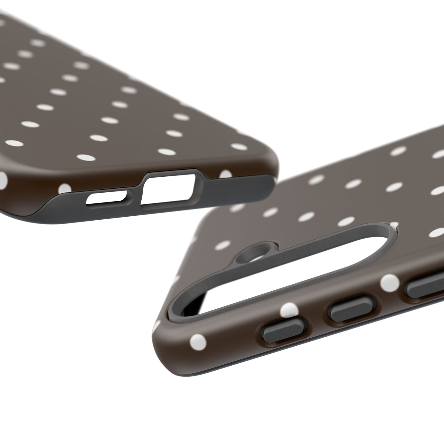 Cacao Polka Dot  — Phone Case Tough Case