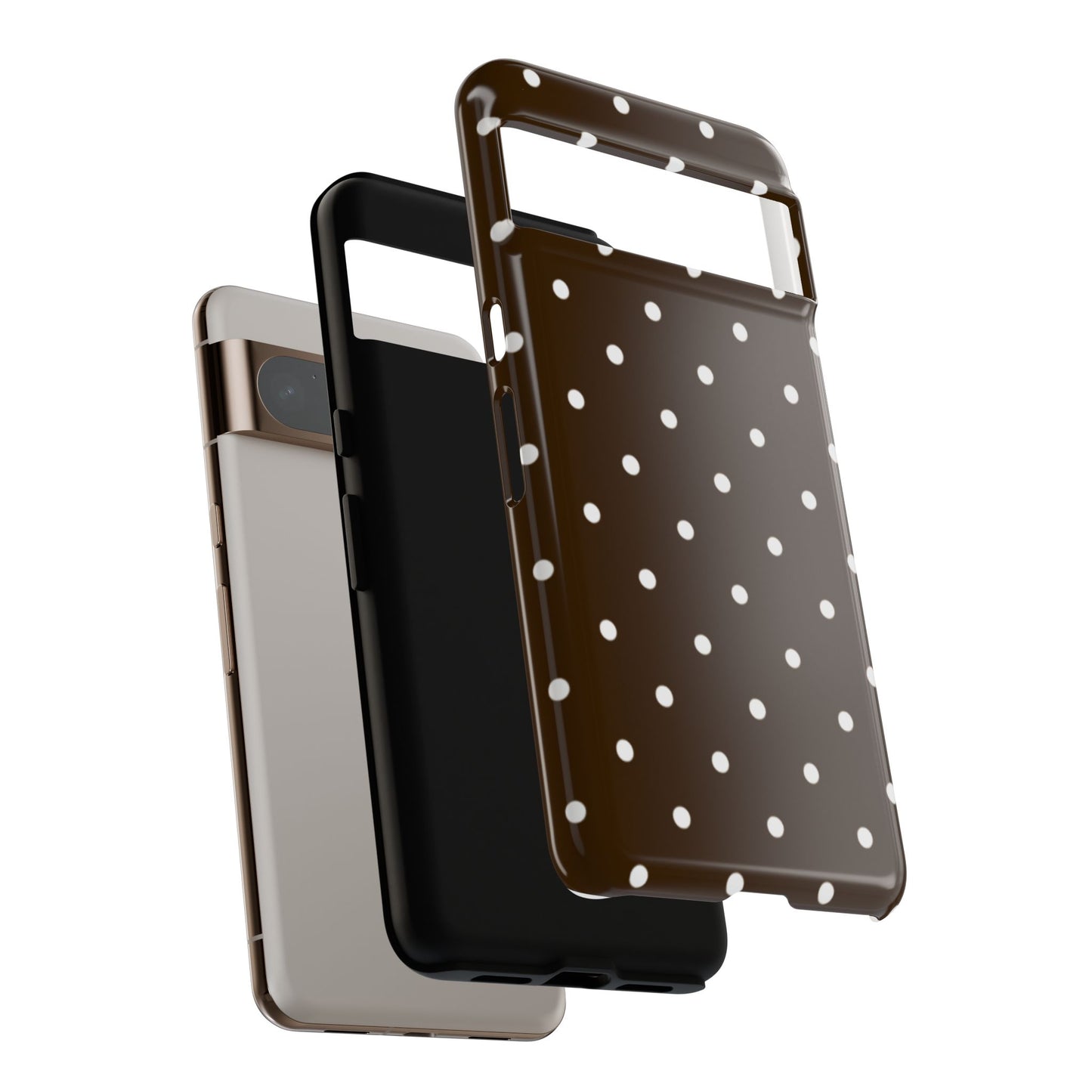 Cacao Polka Dot  — Phone Case Tough Case