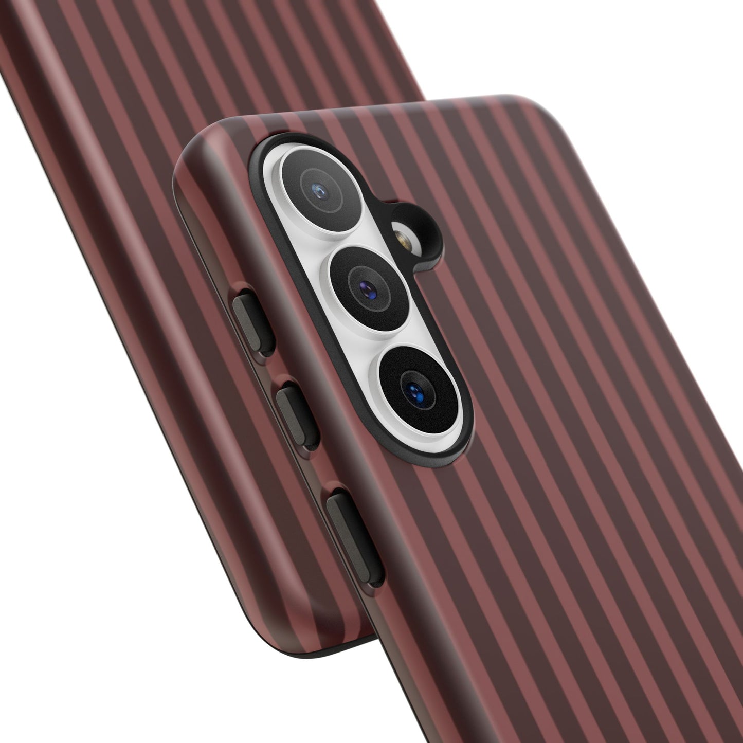 Striped Double Burgundy  — Tough Phone Case