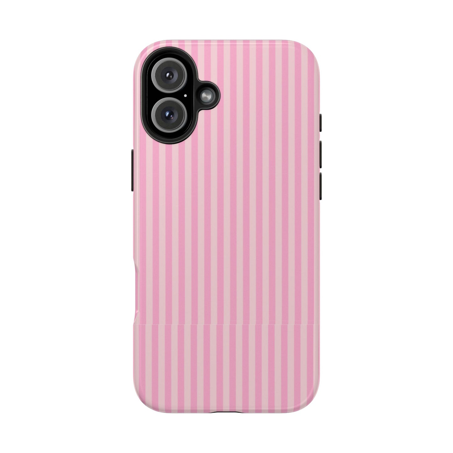 Pretty In Pink  – Pink Vertical Stripe Tough Phone Case