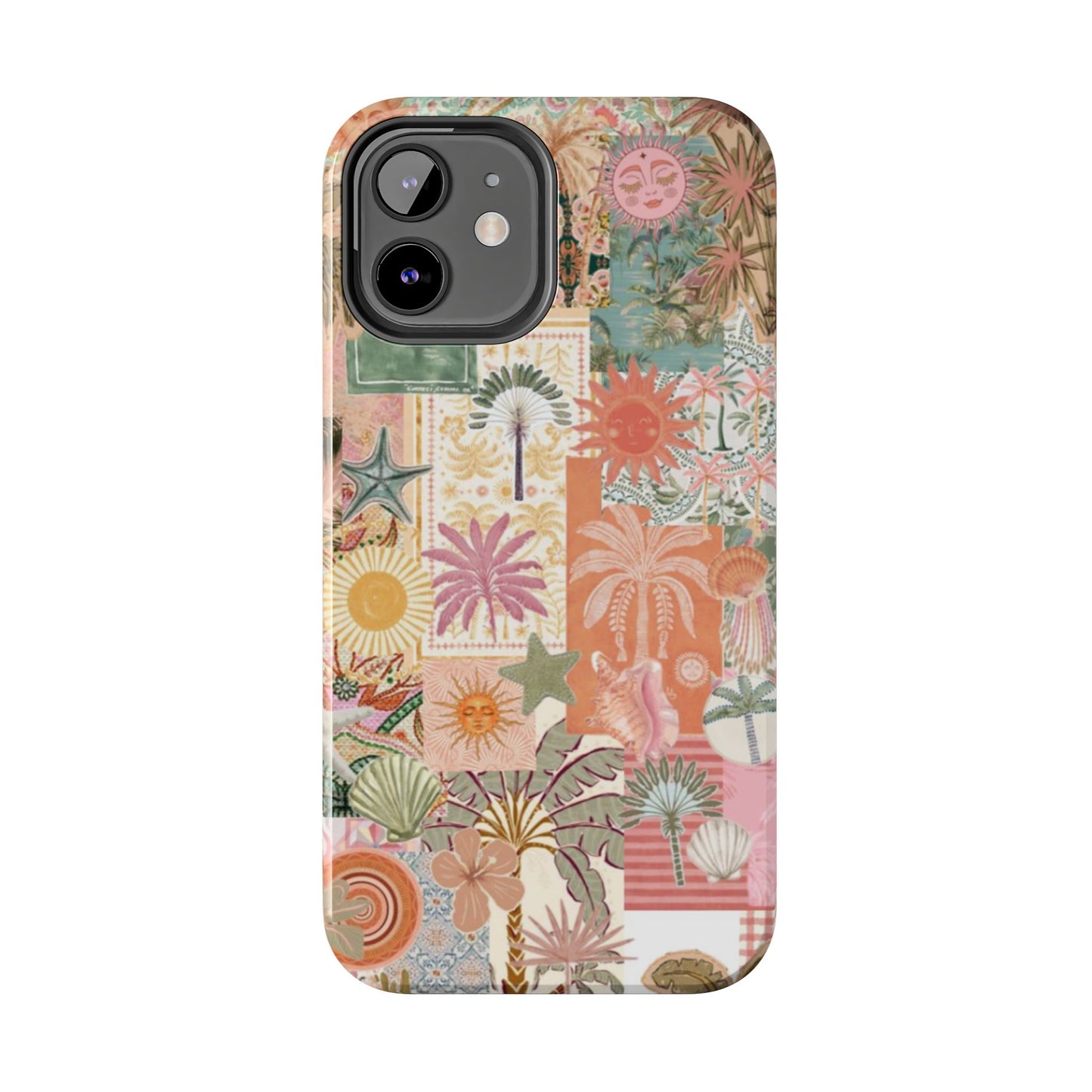 Girls Just Wanna Have Fun! — Tough Phone Case  Retro Tropical Collage iPhone Case