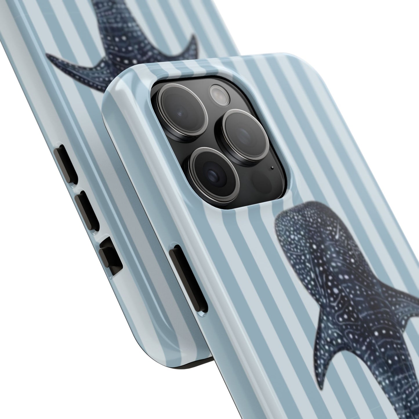 Deep Sea  — Blue Striped Tough Protective Cover