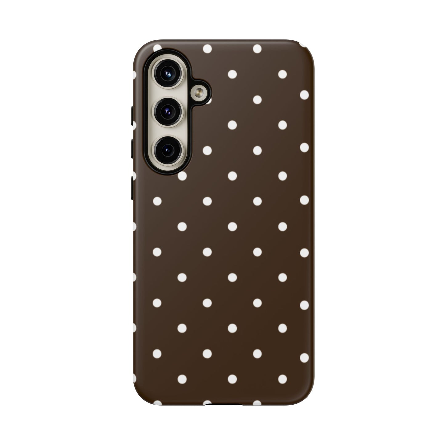 Cacao Polka Dot  — Phone Case Tough Case