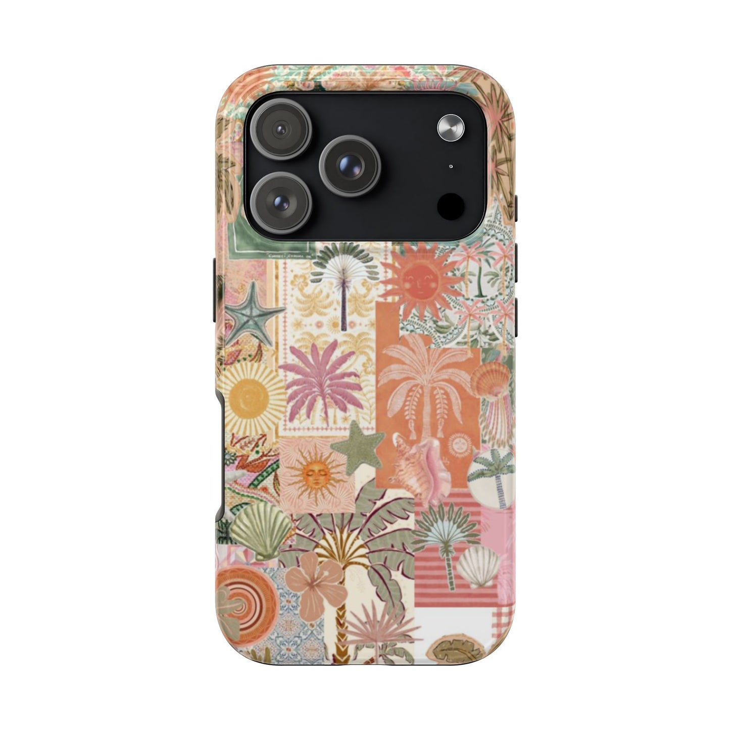 Girls Just Wanna Have Fun! — Tough Phone Case  Retro Tropical Collage iPhone Case
