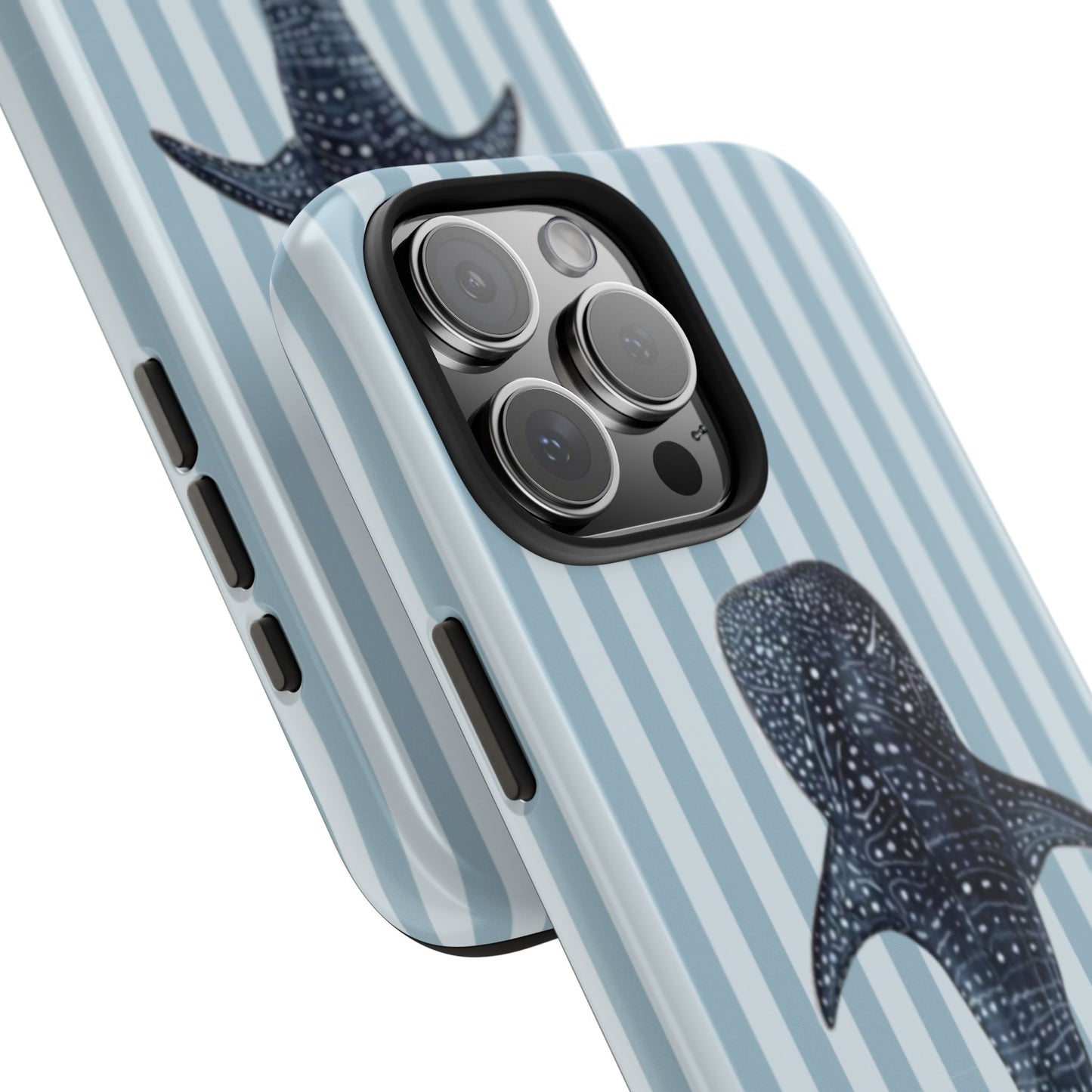 Deep Sea  — Blue Striped Tough Protective Cover