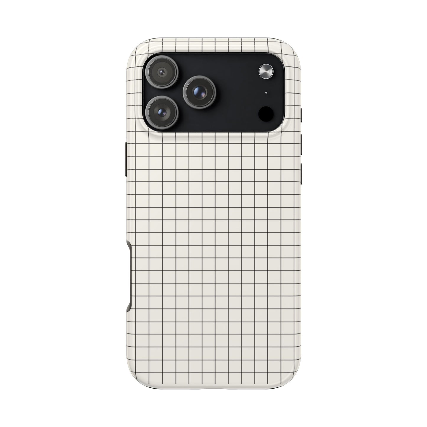 The Architect |Tough Phone Case Minimal Graph Paper Design