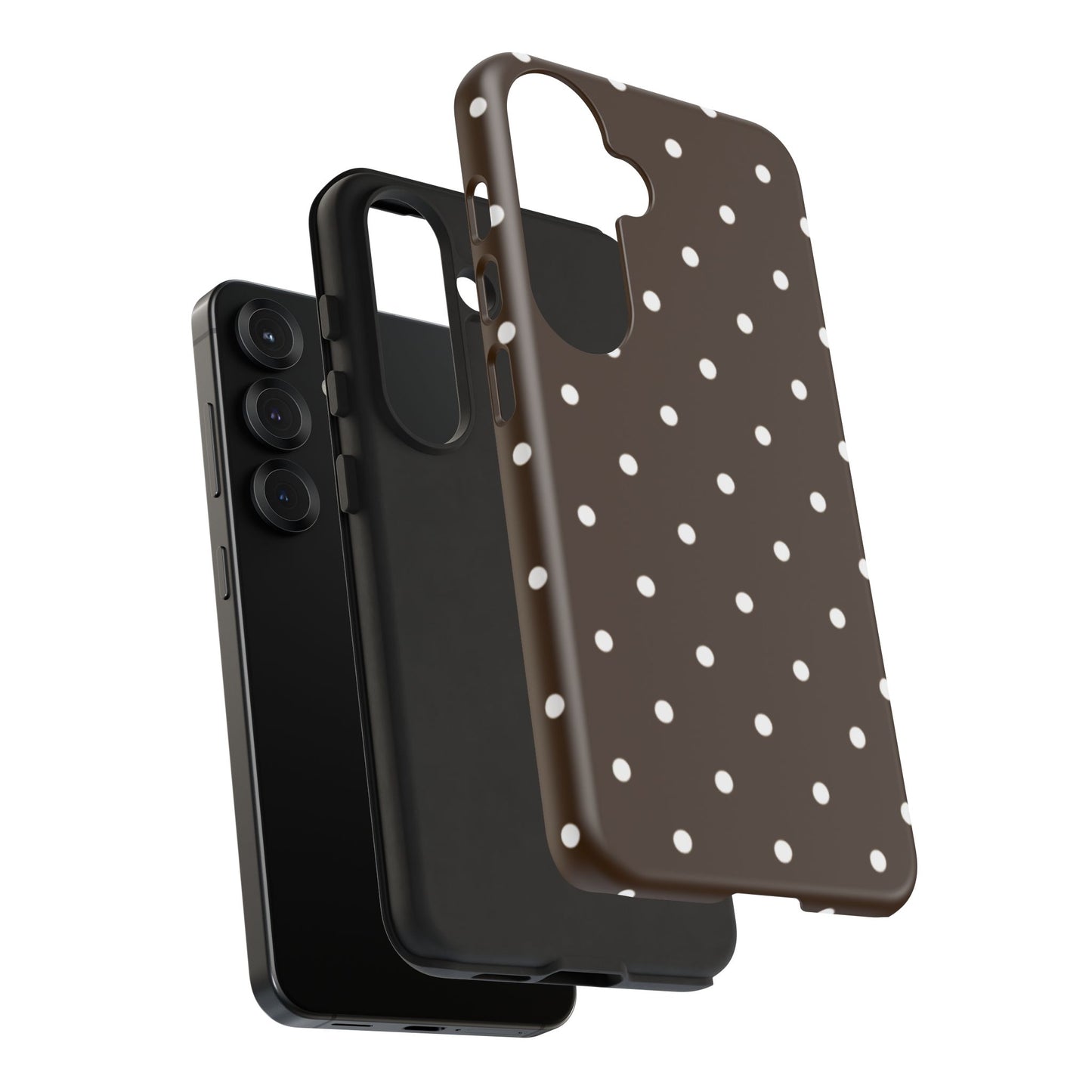 Cacao Polka Dot  — Phone Case Tough Case