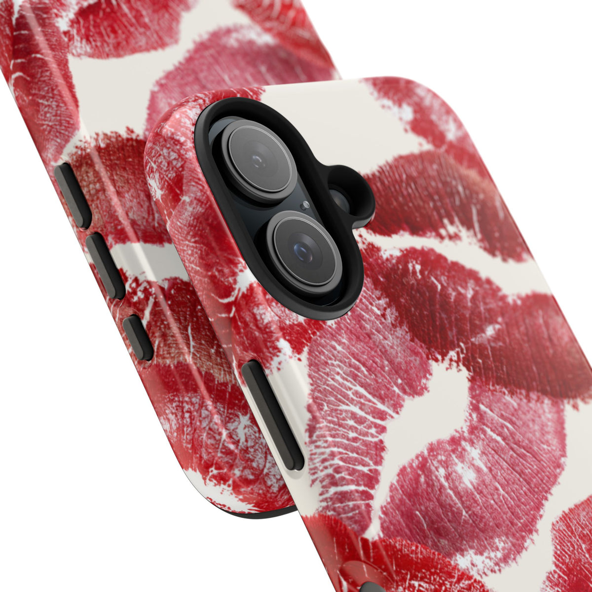 Red Lipstick Kiss Pattern Phone Case | Tough Phone Case