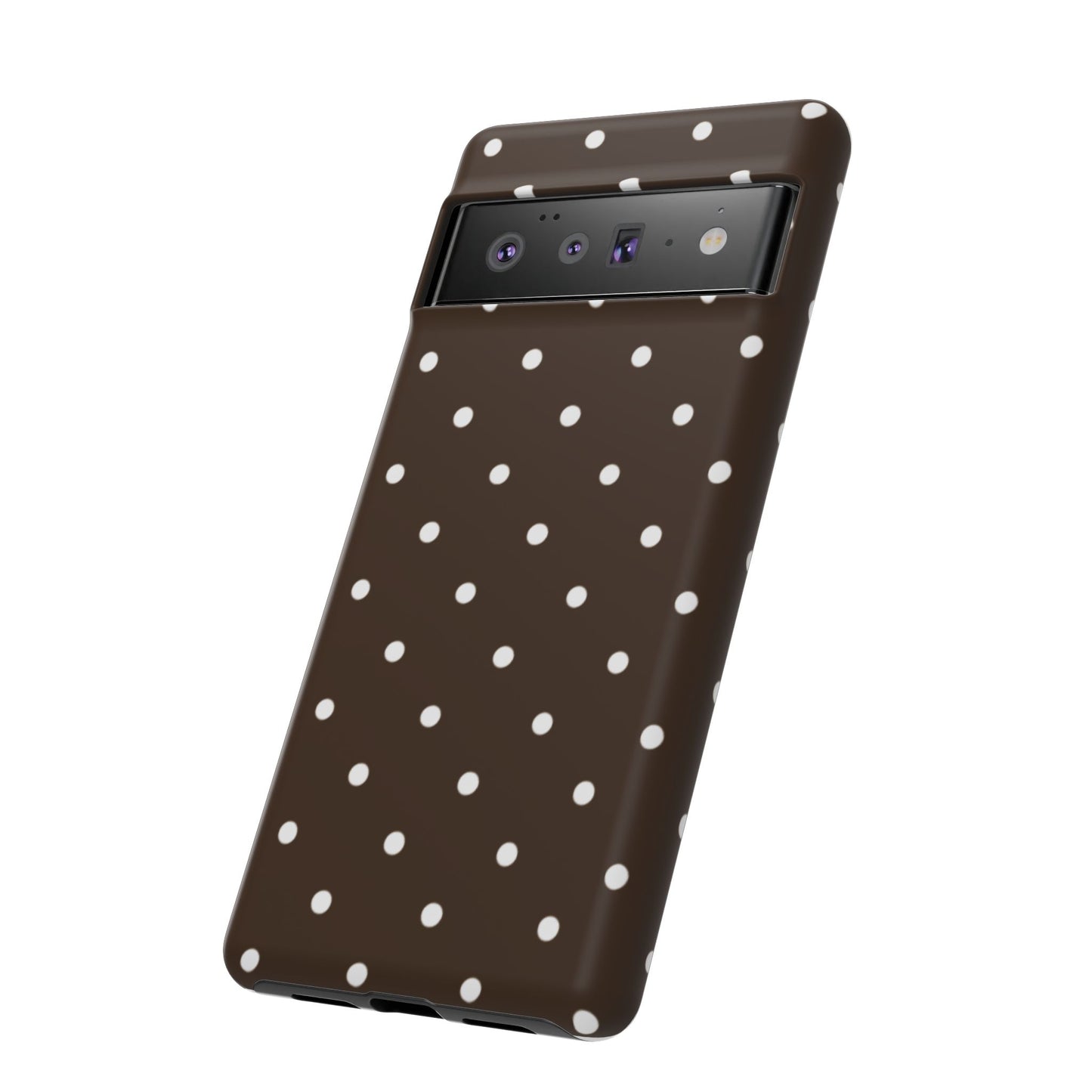 Cacao Polka Dot  — Phone Case Tough Case