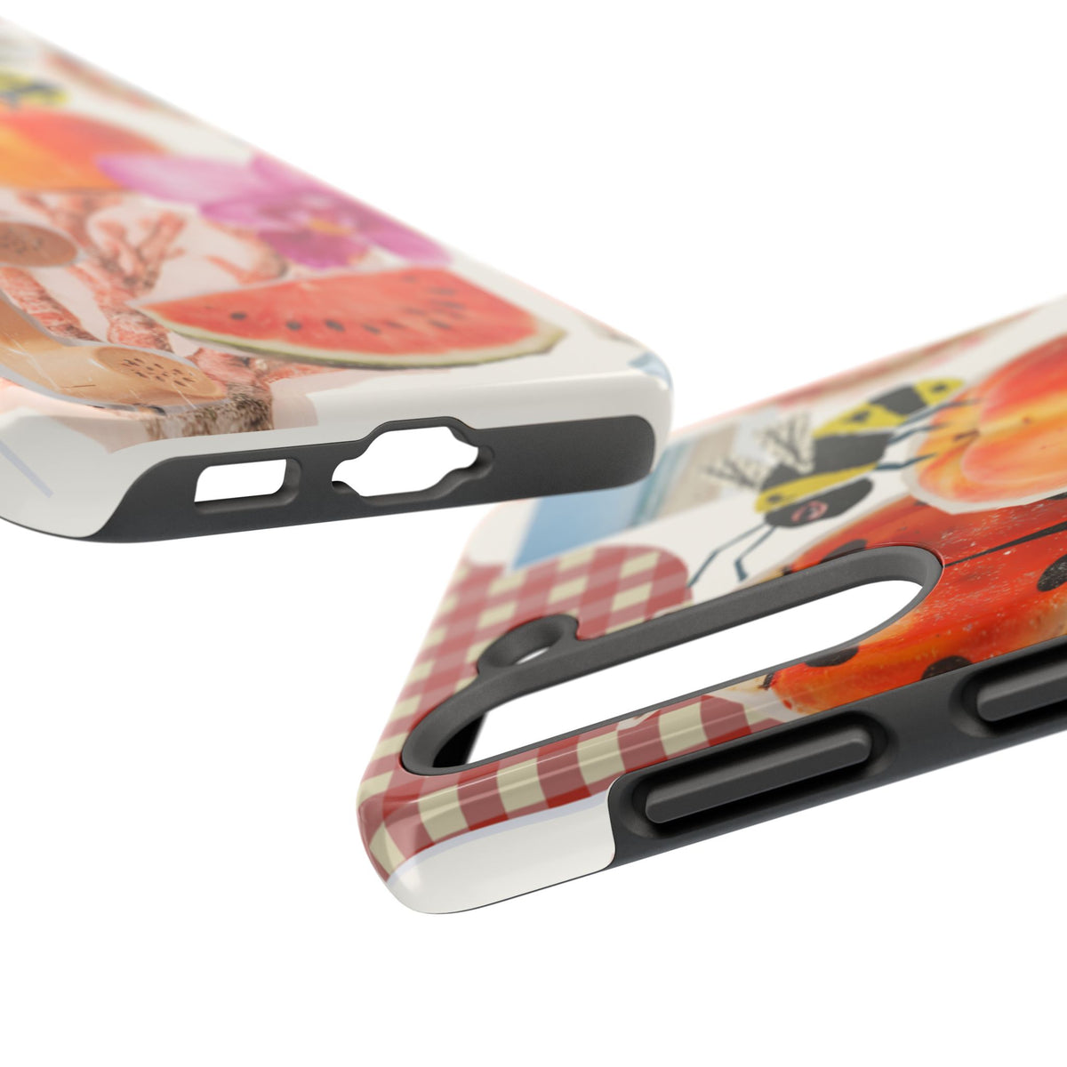The farmers Market — Floral Fruit Collage Tough Phone Case