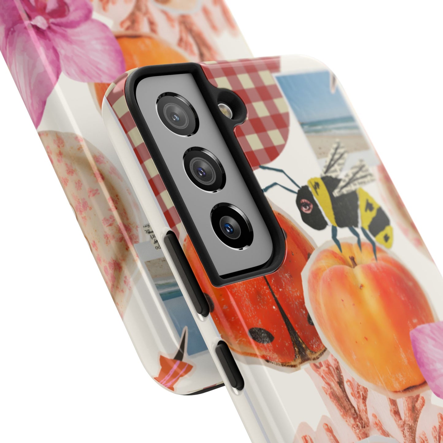 The farmers Market — Floral Fruit Collage Tough Phone Case