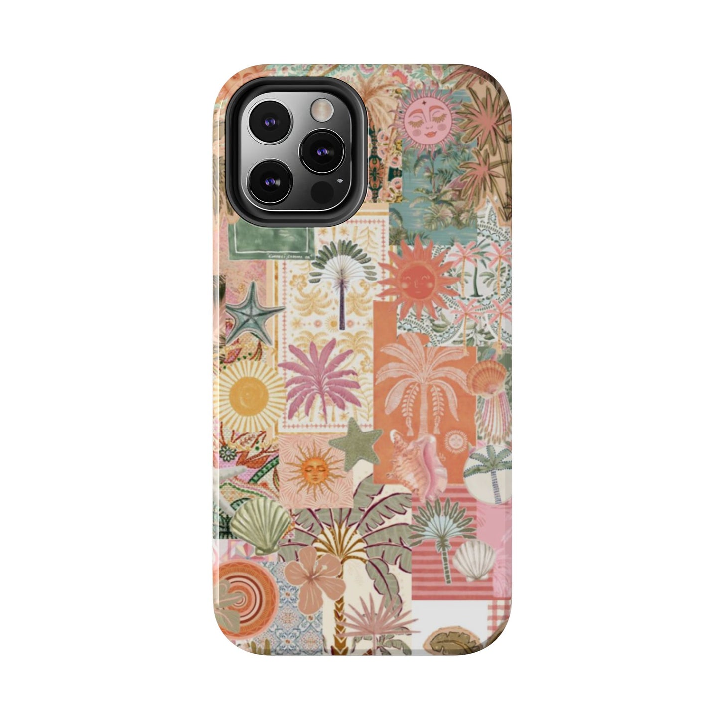 Girls Just Wanna Have Fun! — Tough Phone Case  Retro Tropical Collage iPhone Case