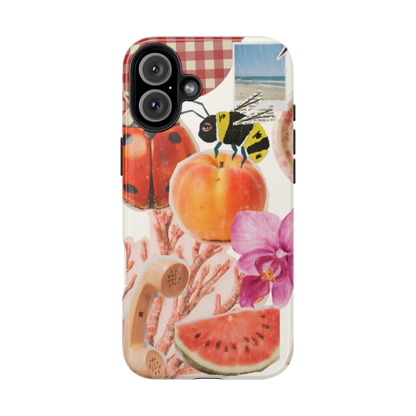 The farmers Market — Floral Fruit Collage Tough Phone Case
