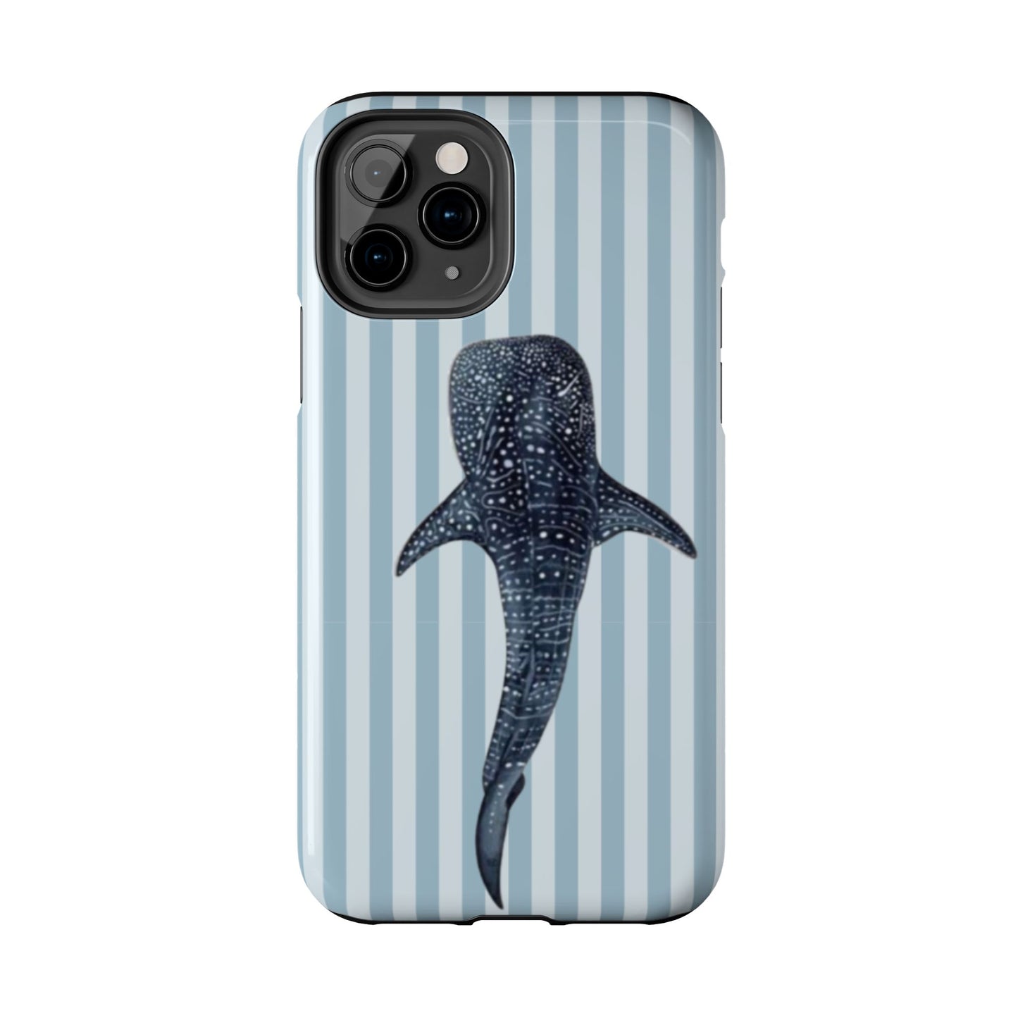 Deep Sea  — Blue Striped Tough Protective Cover