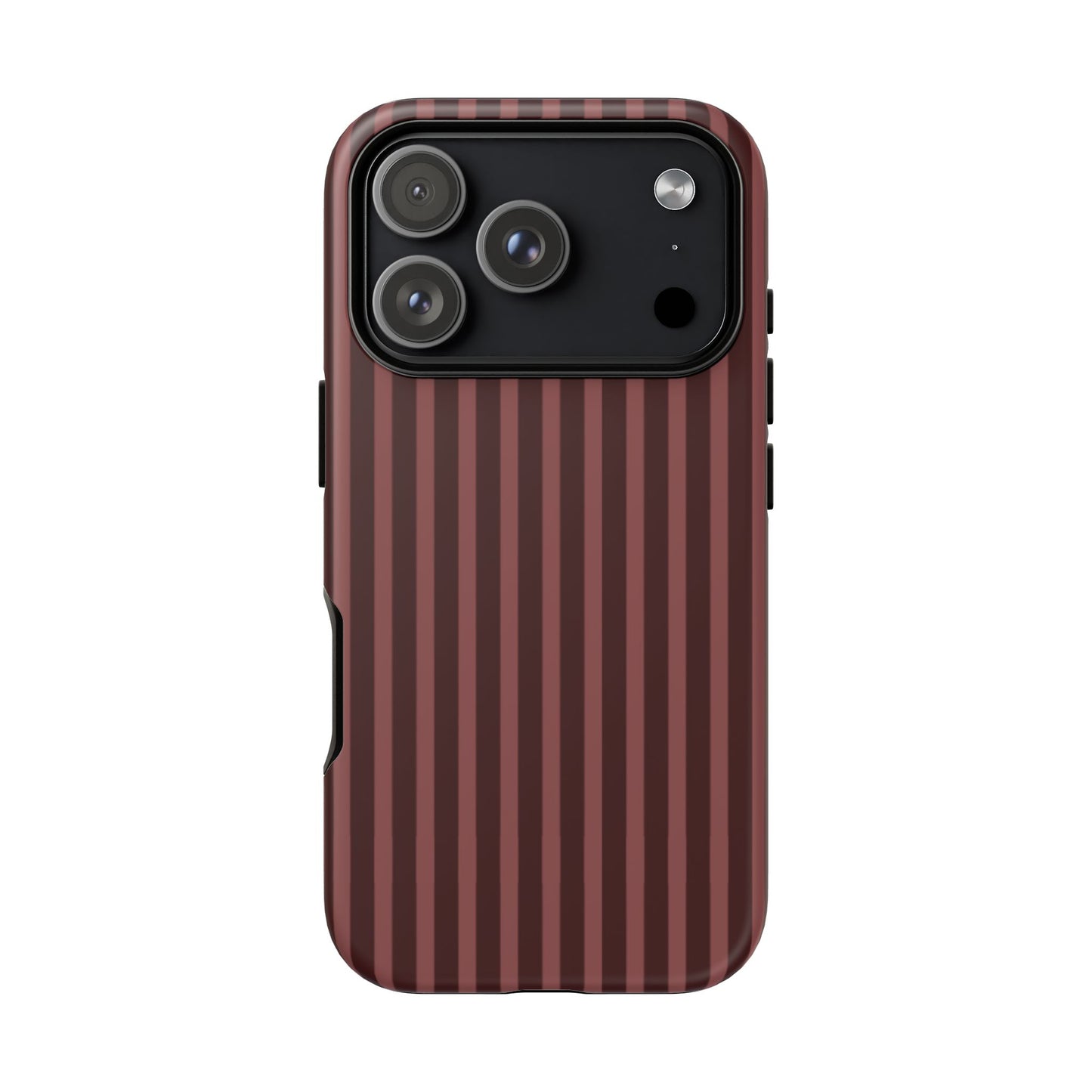 Striped Double Burgundy  — Tough Phone Case