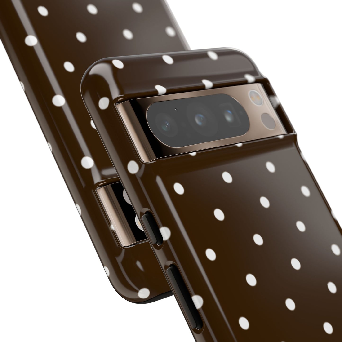 Cacao Polka Dot  — Phone Case Tough Case