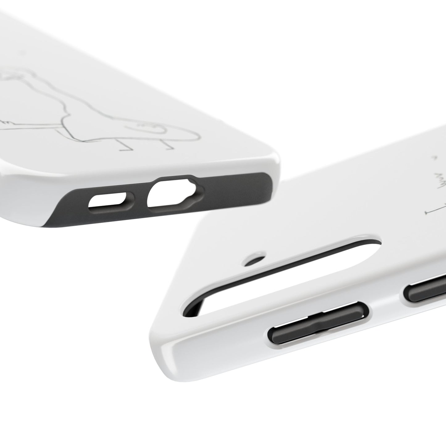Funny Duck 'I wuv u'— Tough Phone Case