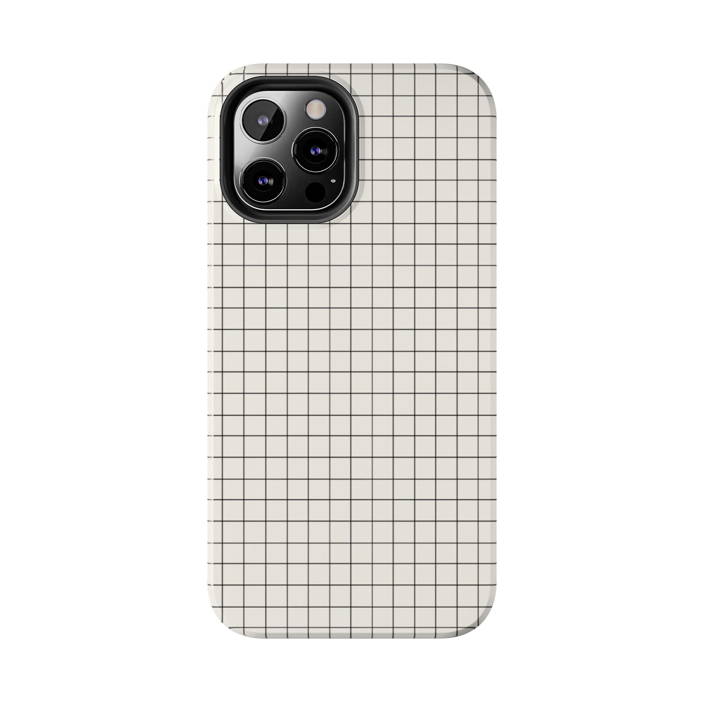 The Architect |Tough Phone Case Minimal Graph Paper Design