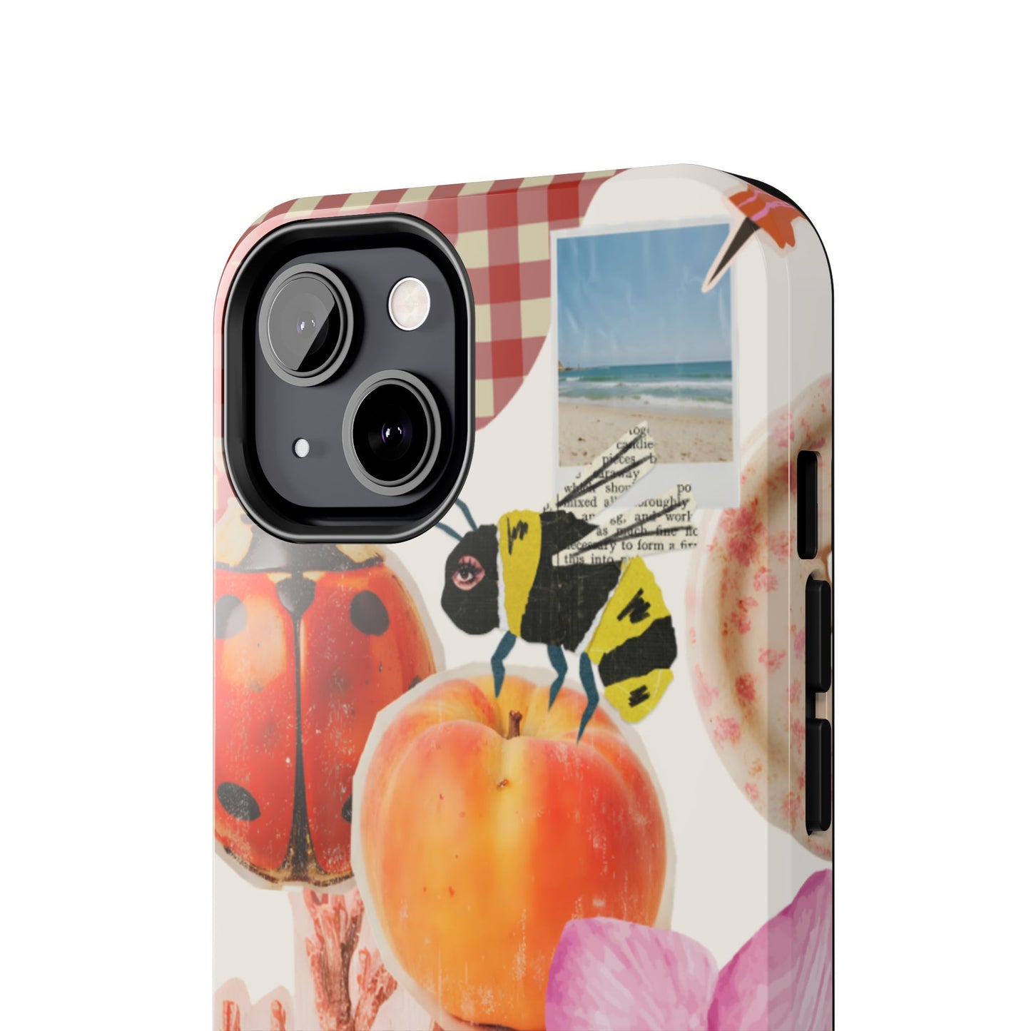 The farmers Market — Floral Fruit Collage Tough Phone Case