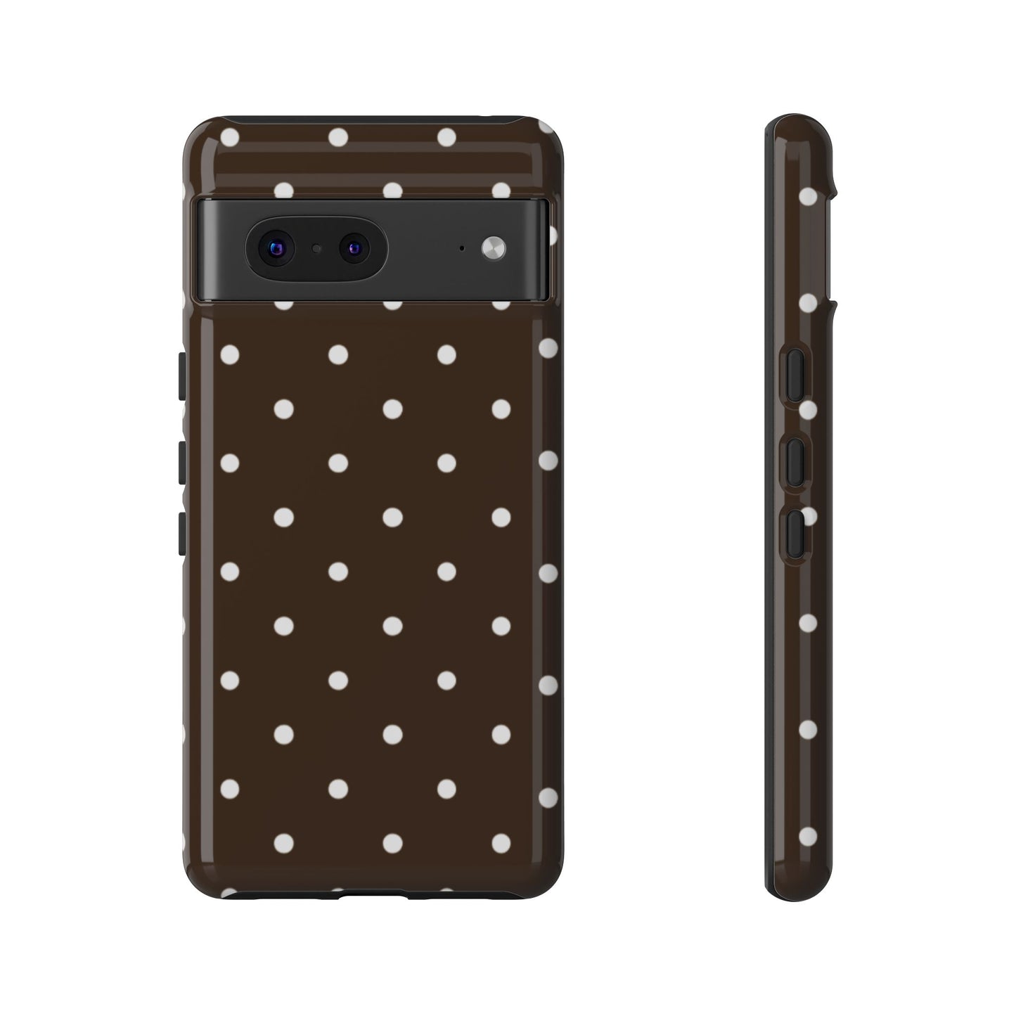 Cacao Polka Dot  — Phone Case Tough Case
