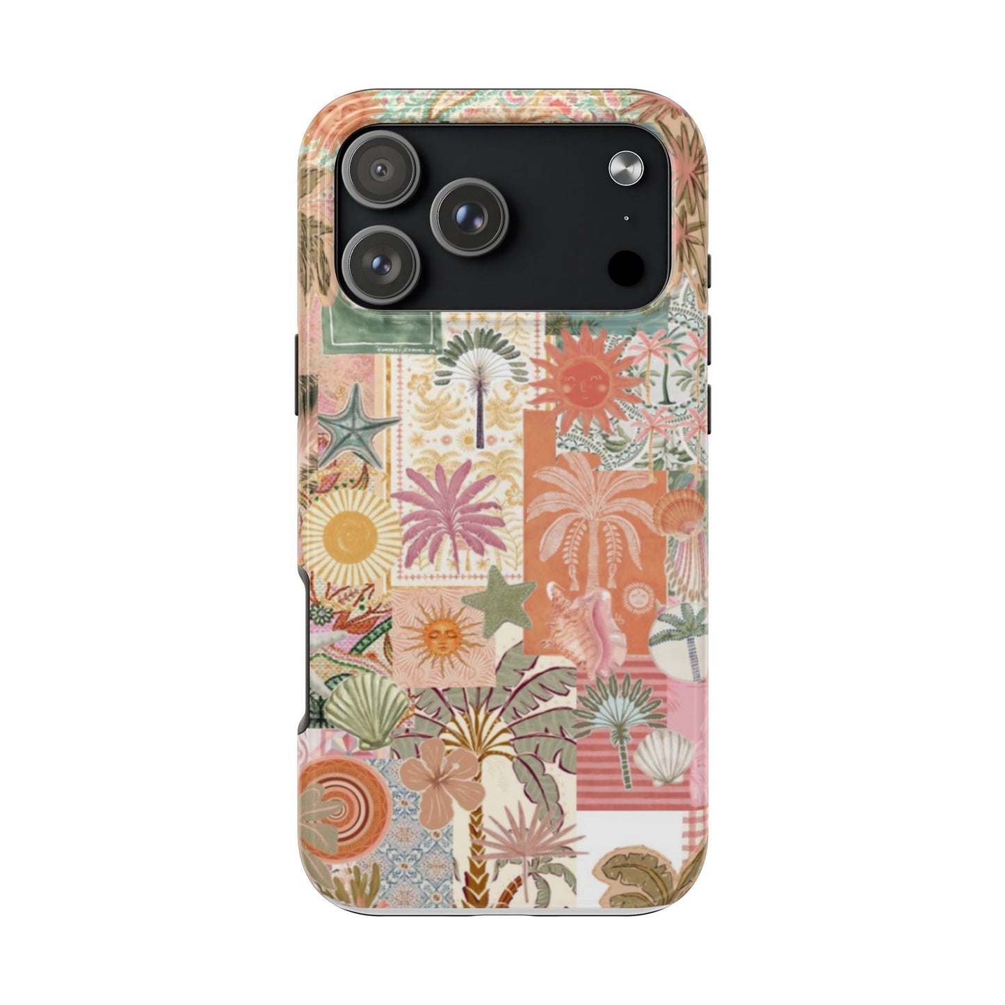 Girls Just Wanna Have Fun! — Tough Phone Case  Retro Tropical Collage iPhone Case