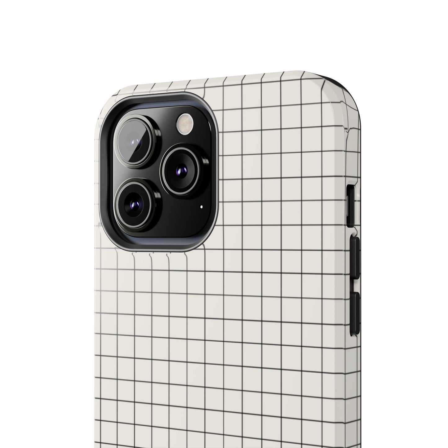 The Architect |Tough Phone Case Minimal Graph Paper Design