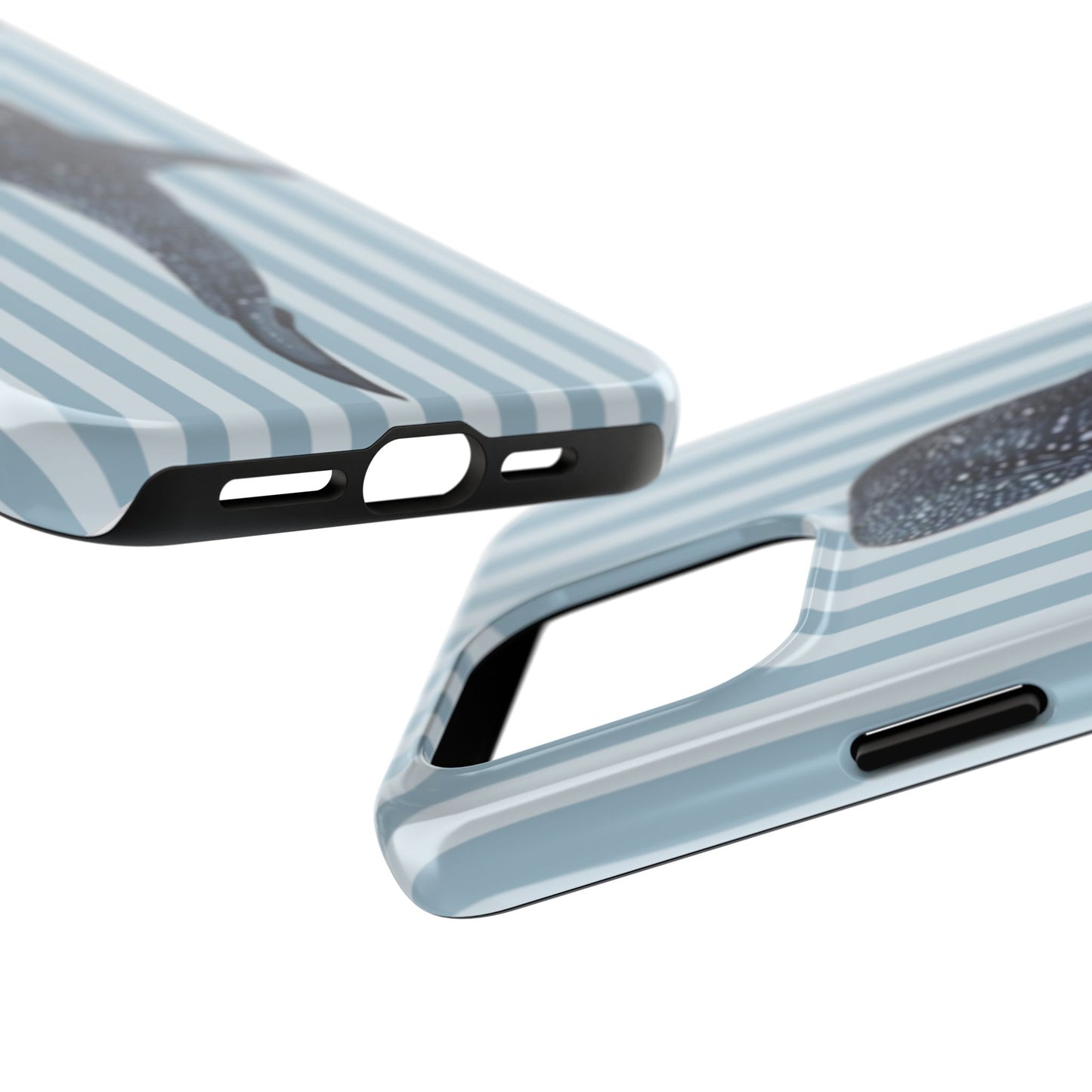 Deep Sea  — Blue Striped Tough Protective Cover